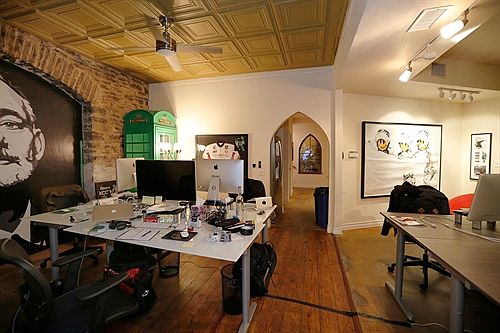 Open work room