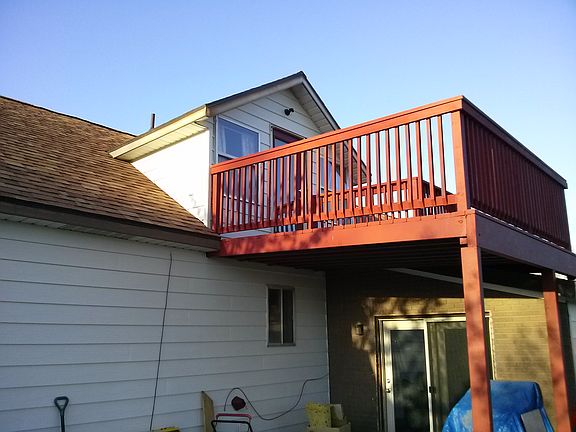 New Deck approx 12'x12'