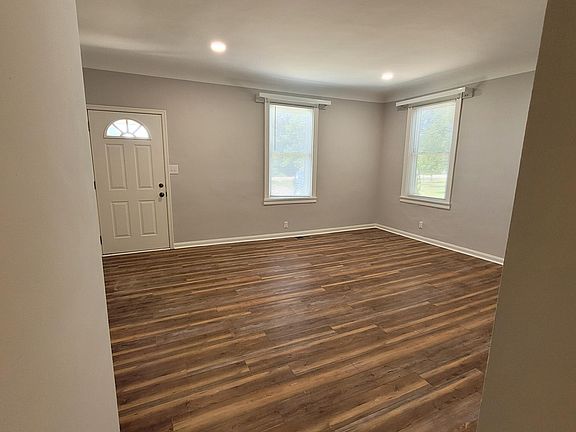 Livingroom and front door view from hallway