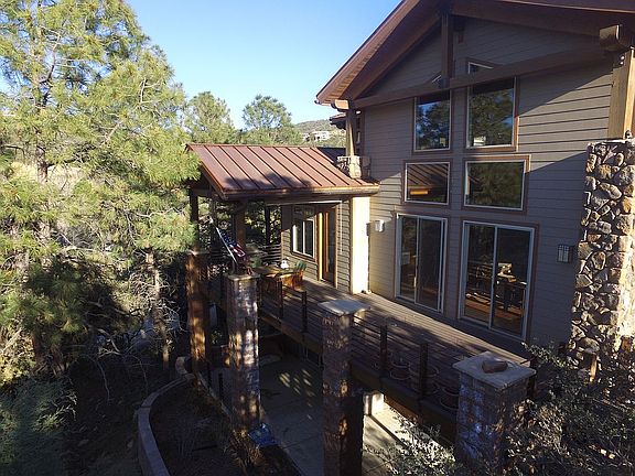 North facing deck