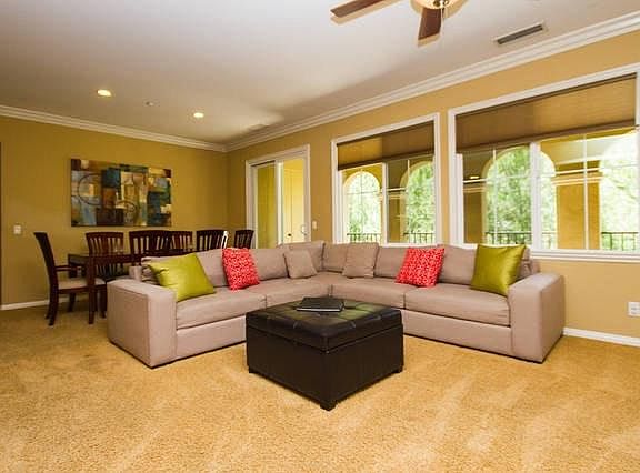 Spacious living room perfect for family