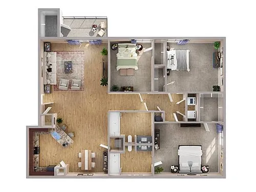 Floor plan Vanderbuilt