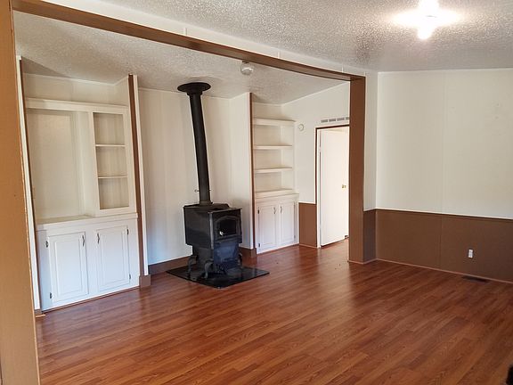 Living Room with wood stove 