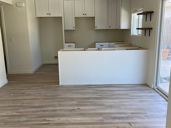 Dining area and kitchen