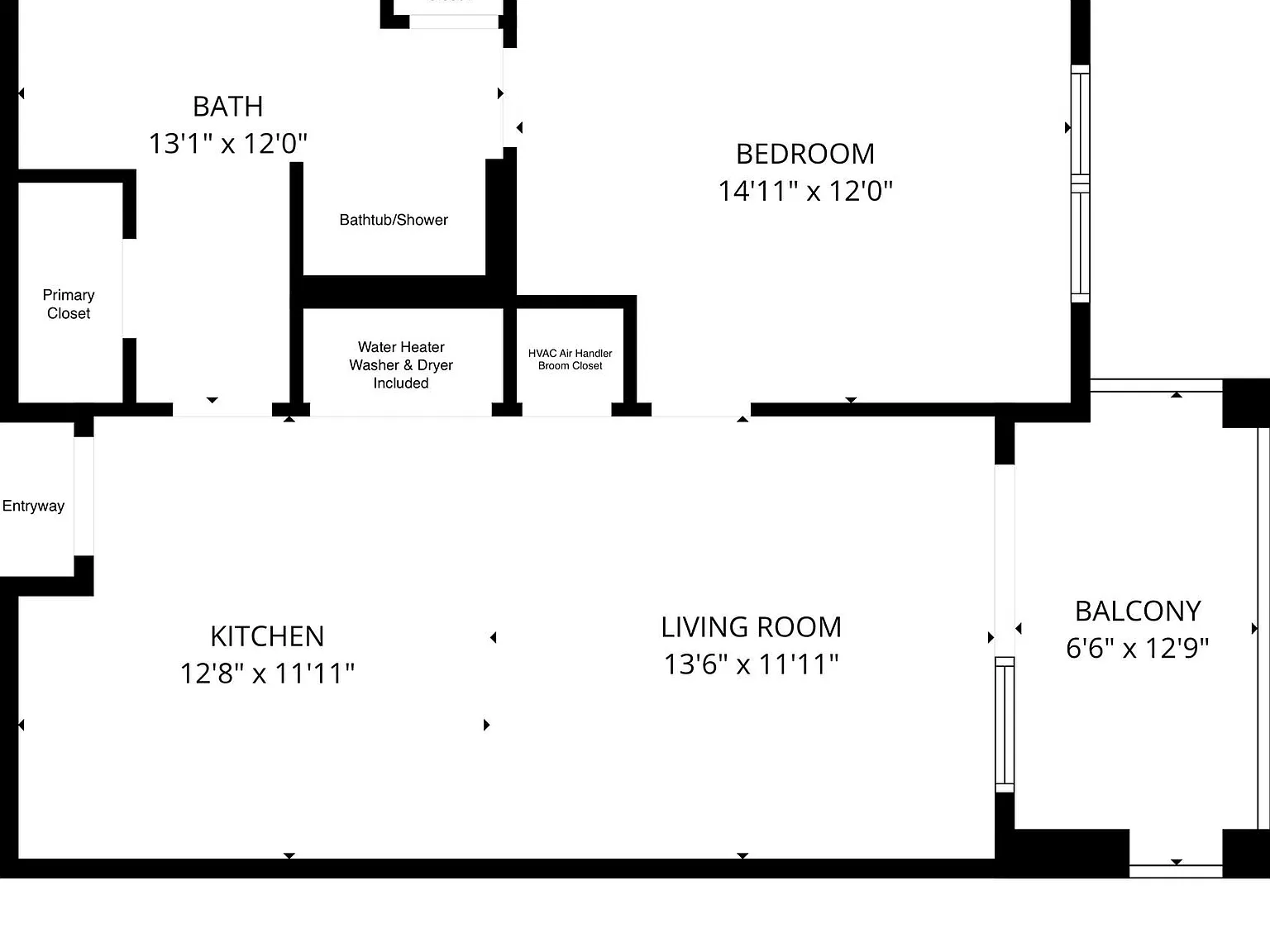 1 bed, 1.0 bath, 701 sqft, $1,750 — Photo 2
