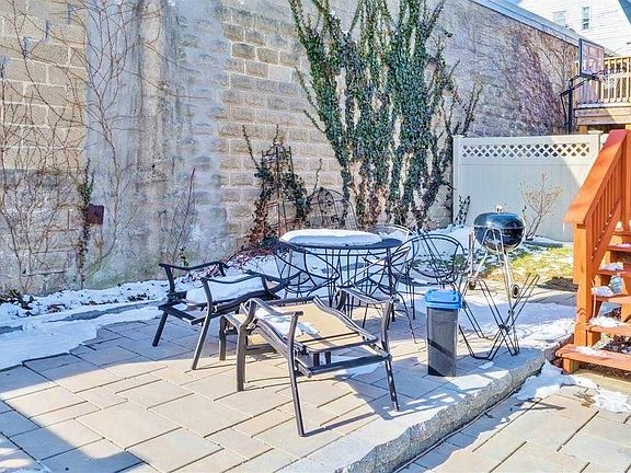 Backyard in winter