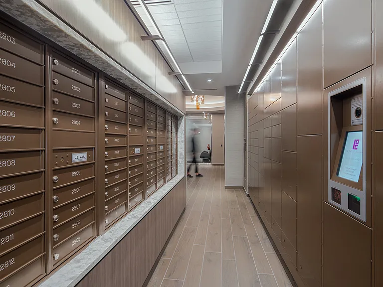 Brand New Mail Room and Package Lockers
