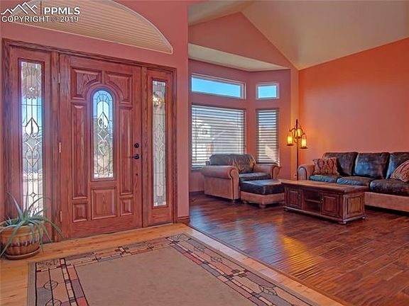 Spacious front entryway welcomes friends and family into this beautiful home.