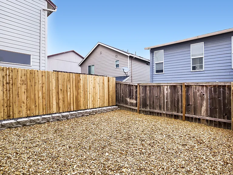 Fenced Backyard