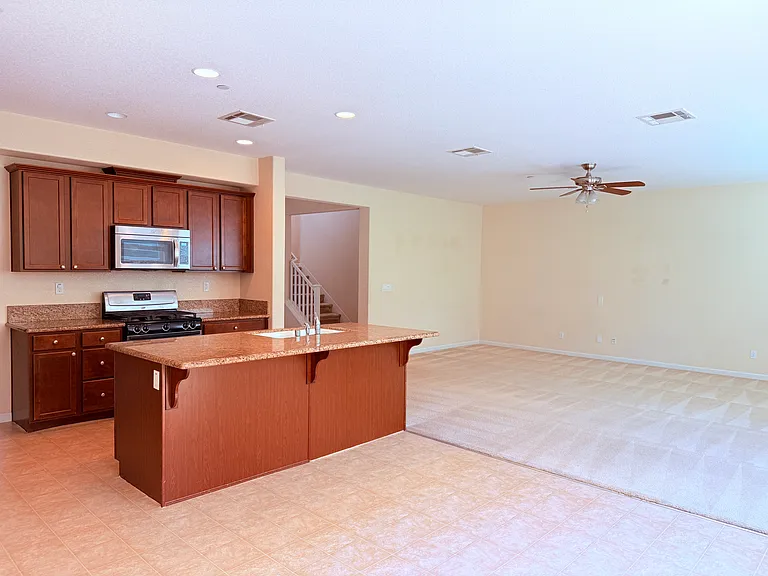 Kitchen & Living Room