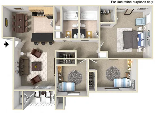Floor plan C1