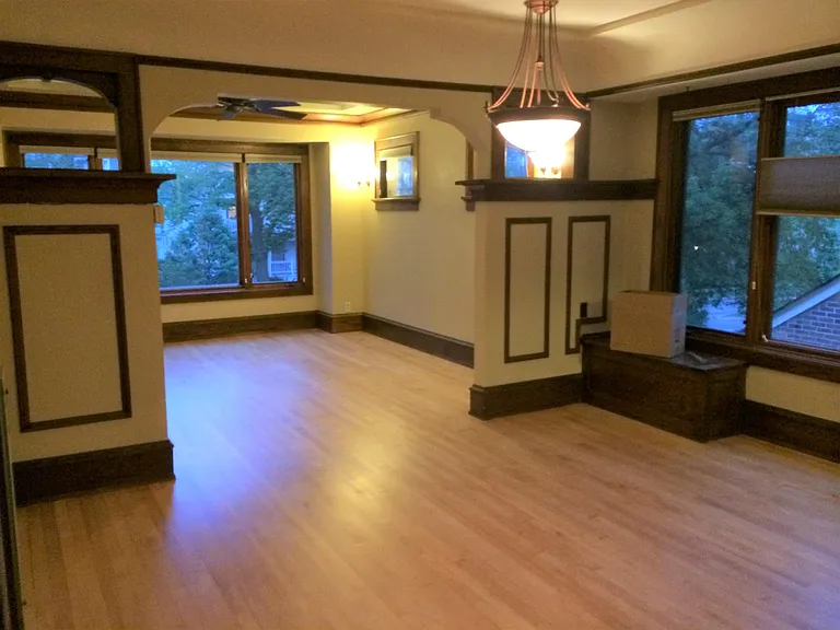 Living Room and Dining Room space, Built in storage