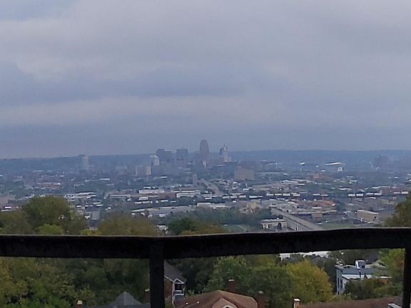 Waking up to city views from the bedroom