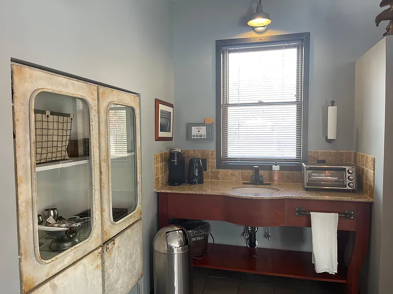 Steampunk Suite Kitchenette with Keurig, Kettle & Toaster Oven