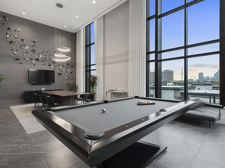 Shoot some pool in the Allen Lounge while enjoying the views.