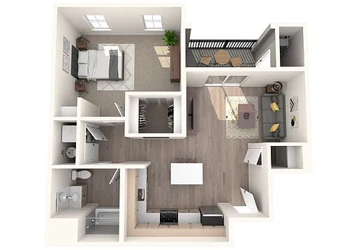 Floor plan 1B2