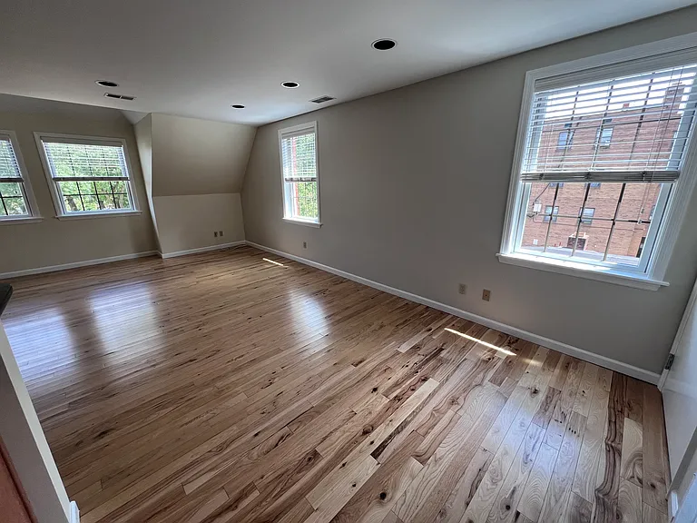Dining area and living room, tons of natural light