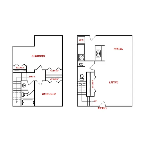 Floor plan B5 Renovated
