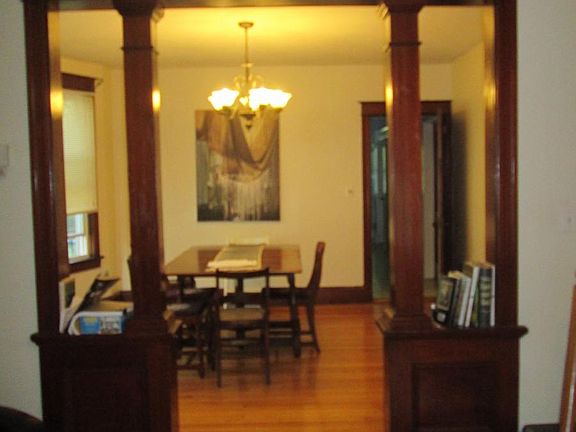 Looking from Living Room to Dining Room