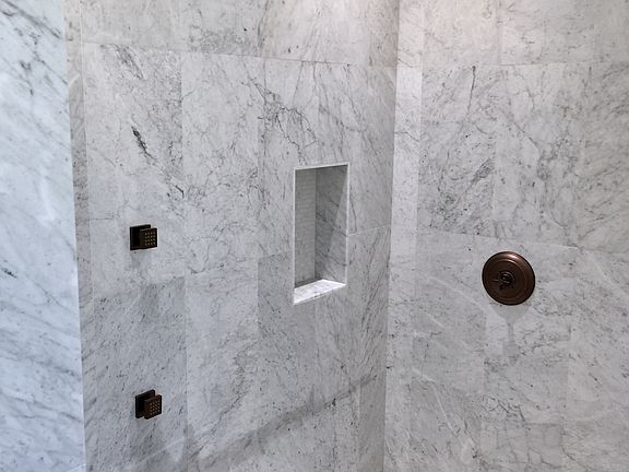 Carrera Marble Master Bath