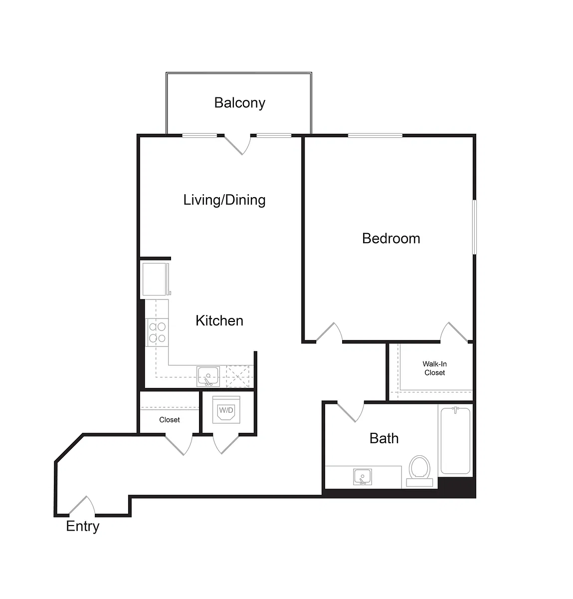 Floor plan 1x1Sc