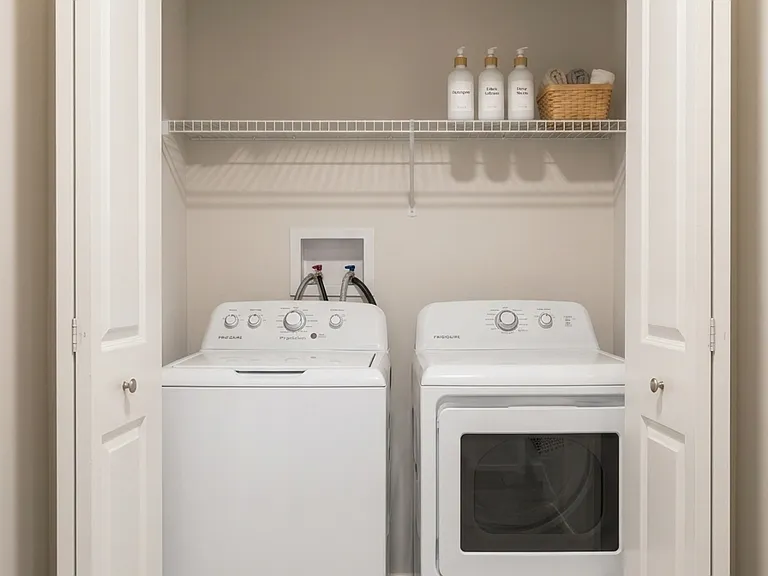 Laundry room. Upper level