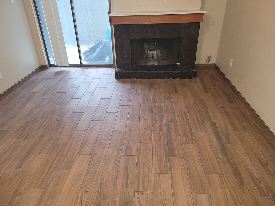 Marble wood burning fireplace
