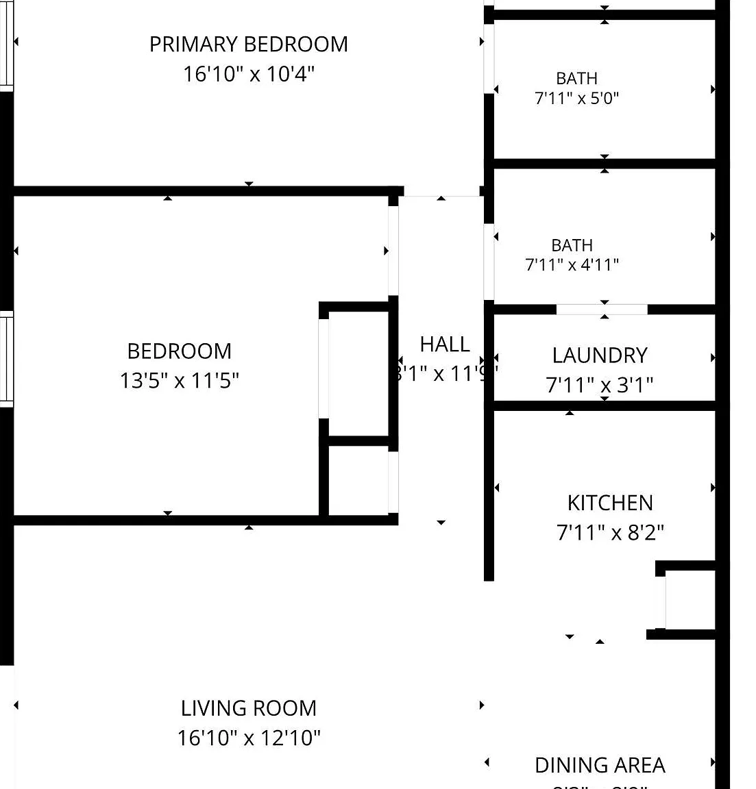 2 bed, 962 sqft, $1,200 — Photo 4