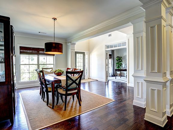 View of dining room-office