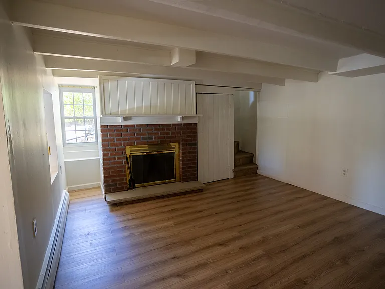 Bedroom 1 with fireplace