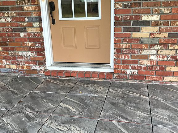 New tile on Front Porch