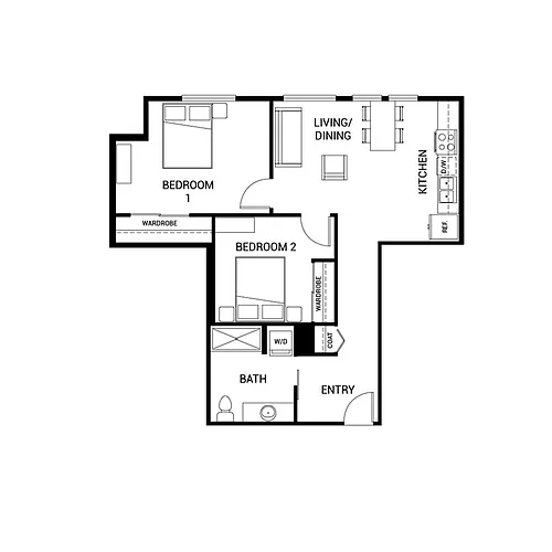 Floor plan B1