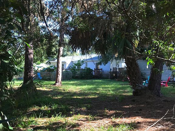 HUGE fenced back yard with mix of sun and shade!