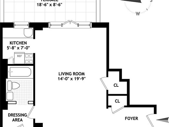 2nd image of 299 W 12th St APT 2B