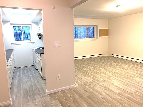 Kitchen and partial view of living room