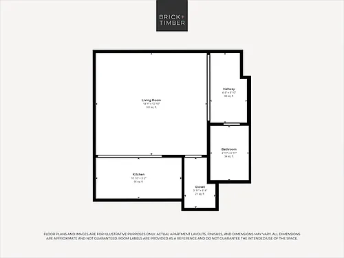 Floor plan Studio
