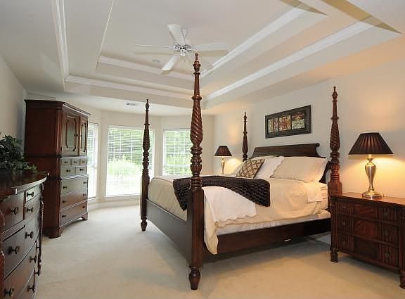 Master Bedroom overlooks Greenbelt 