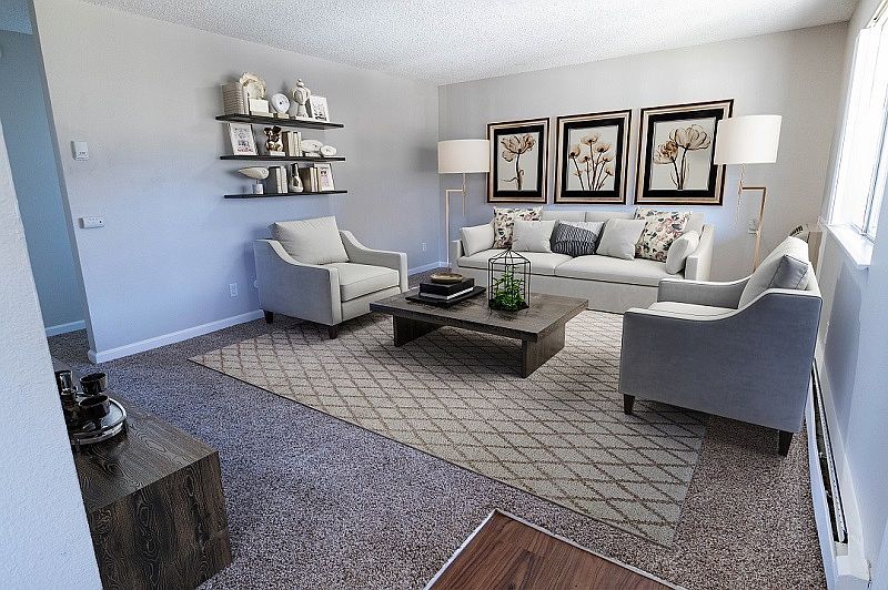 2 BR, 1 BA Example - Living Room