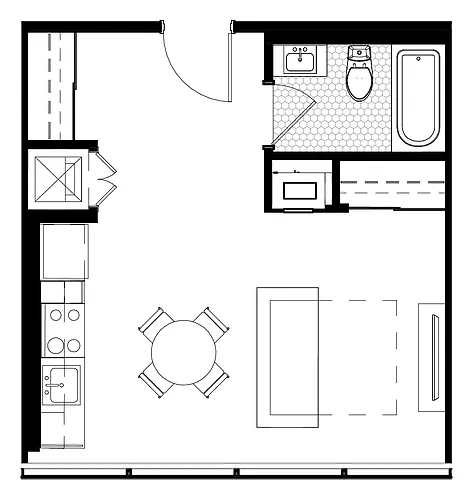 Floor plan 105
