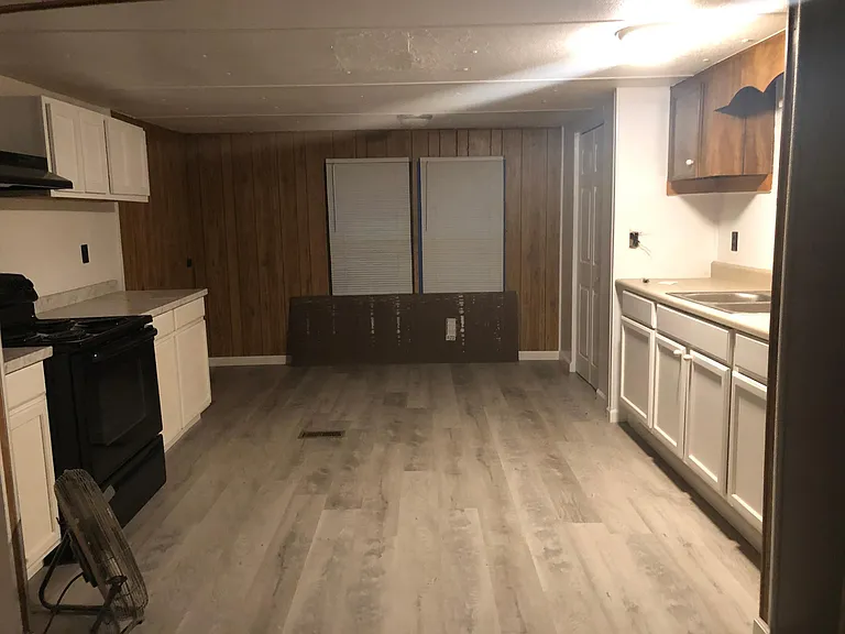 kitchen, refrigerator will be installed