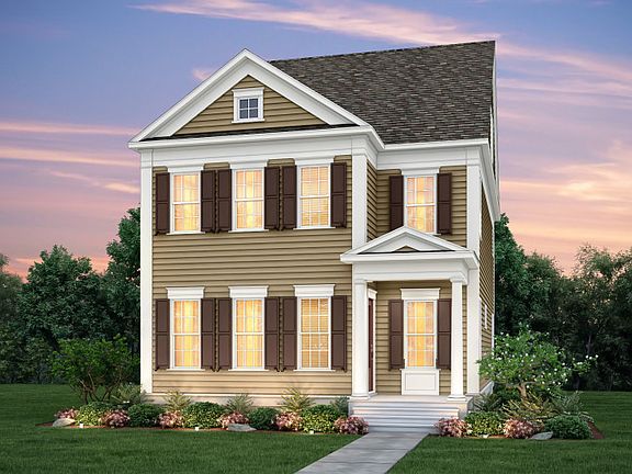 Randall Exterior 15 features Hardi Board Siding and Covered Front Door