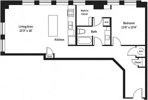 Floor plan 1S