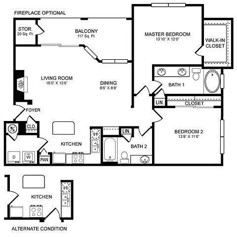 Floor plan D7