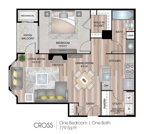 Floor plan Cross