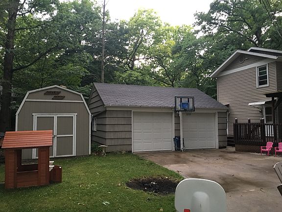 2 car garage & Shed