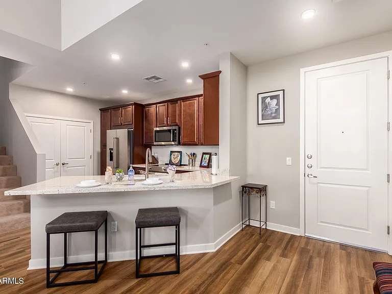 Kitchen and Entry way