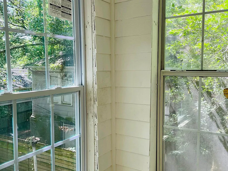 Sunroom side windows