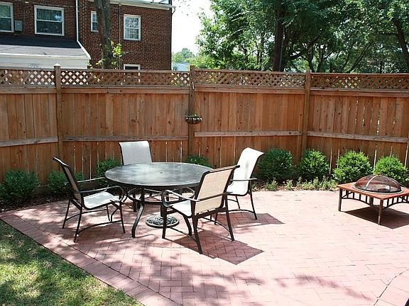 Back yard and patio