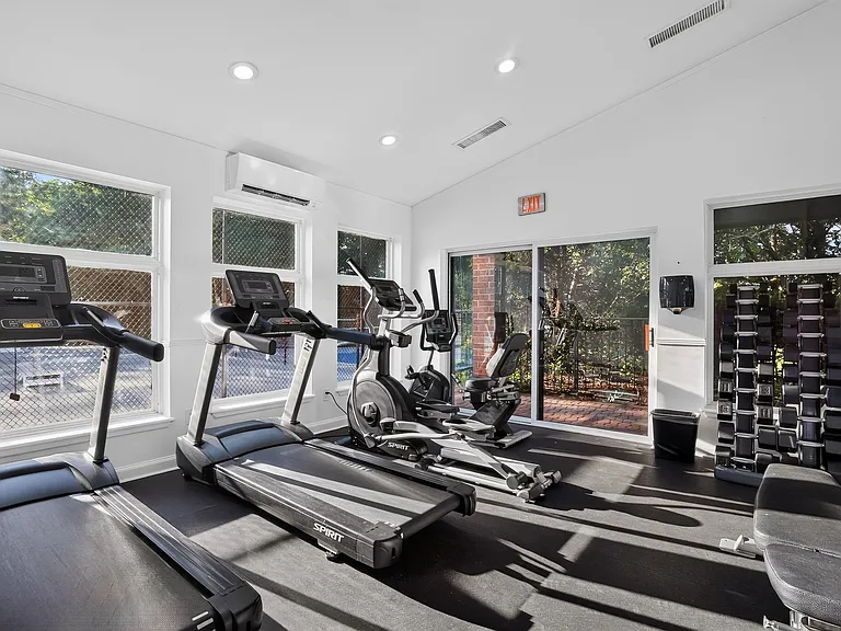 Elevate your fitness routine in our state-of-the-art gym at Eagle Rock Apartments at Swampscott. With cutting-edge equipment and a bright, inviting atmosphere, it's the perfect space to achieve your health goals. Schedule a tour today!