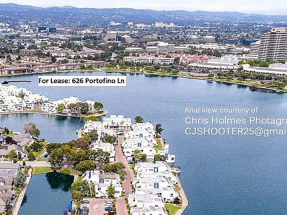 626 Portofino and Ryan Lagoon from the air